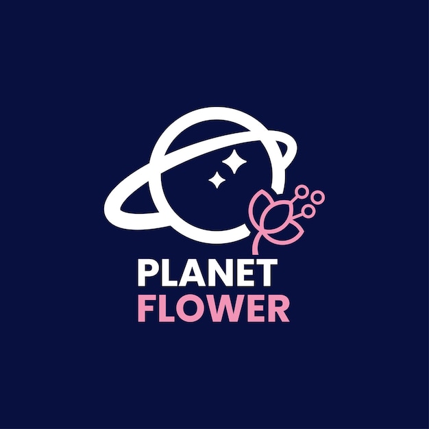 Planet Flower Logo