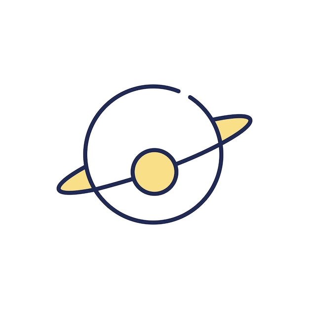 グラフィックとウェブデザイン用の惑星アイコン