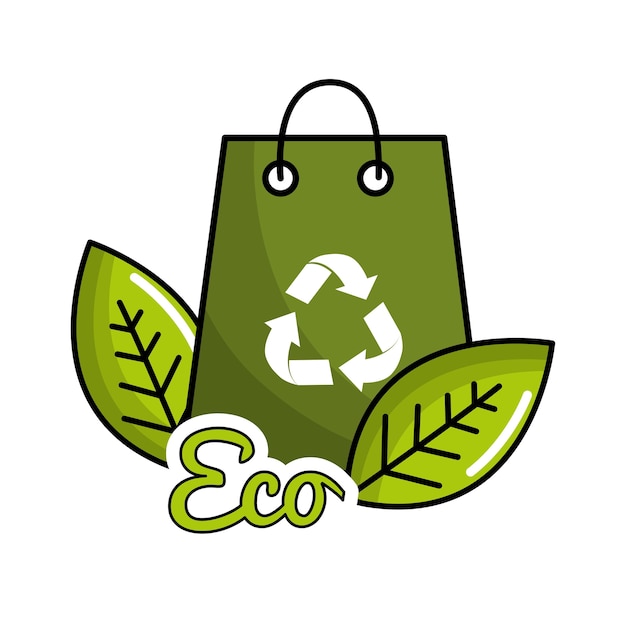 Planet recycling icon stock