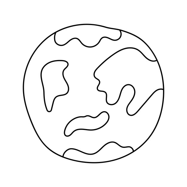 Planetaire vectorillustratie geïsoleerd op witte achtergrond