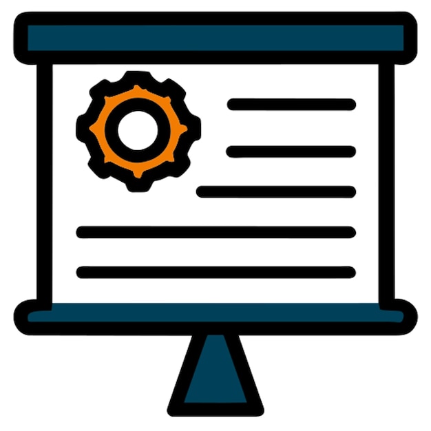 planning presentation icon