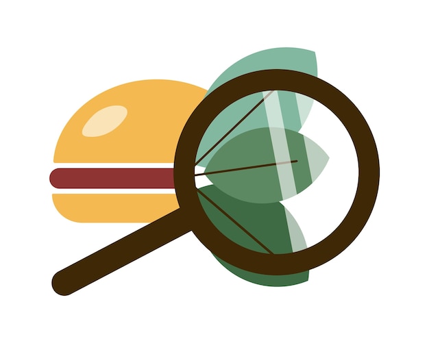 Plant based burger meat icon vector illustration