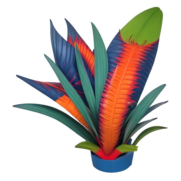 Vector plant heldere bromelia