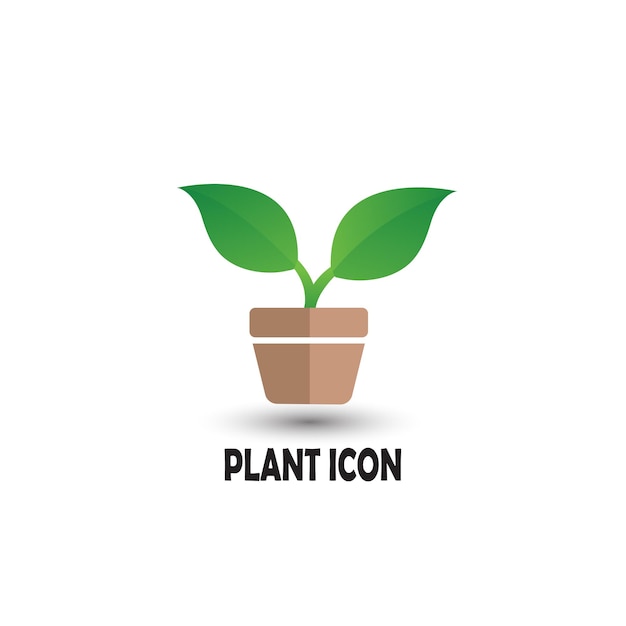 plant icon vector design