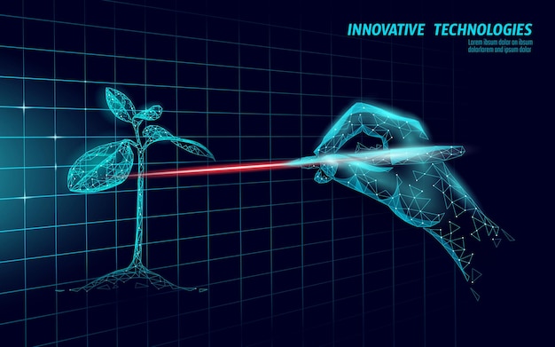 Vector plant laseranalyse moderne technologie