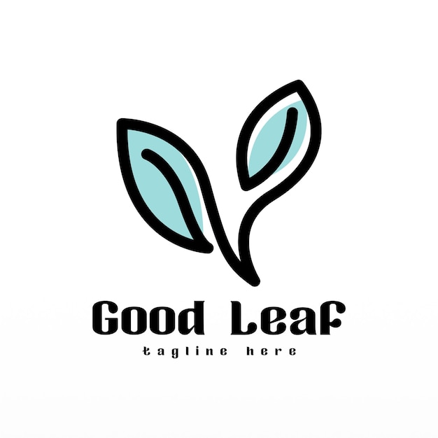 Plant logo design concept template Leaf logo icon design Nature logo design template