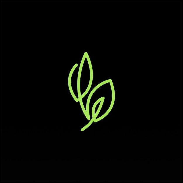 Plant logo design concept template Leaf logo icon design Nature logo design template