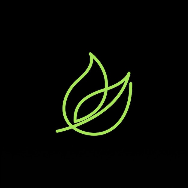 Plant logo design concept template Leaf logo icon design Nature logo design template