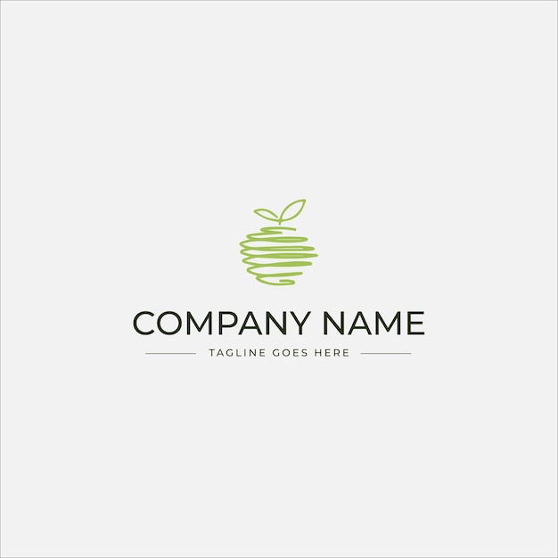 Plant Logo Template Vector File