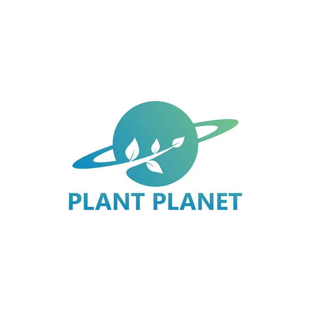 Plant Planet Logo Template Design