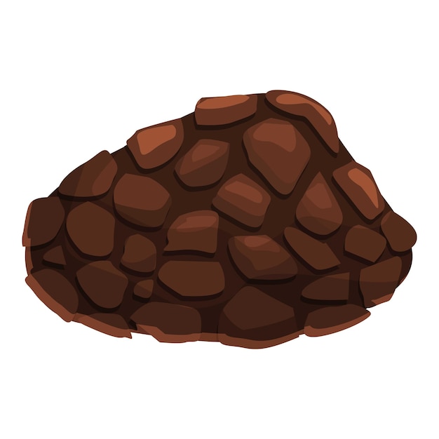 Plantaardige truffel pictogram cartoon vector Paddestoelschimmel Kokende schimmels truffel