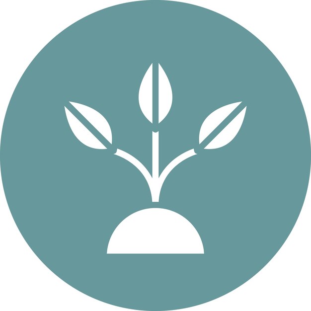 Plantatie icoon stijl