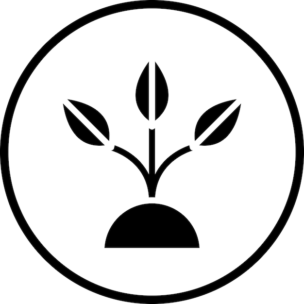Plantatie icoon stijl