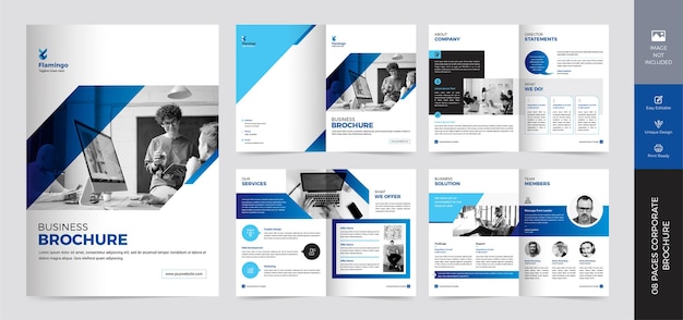 Plantilla de folleto corporativo creativo