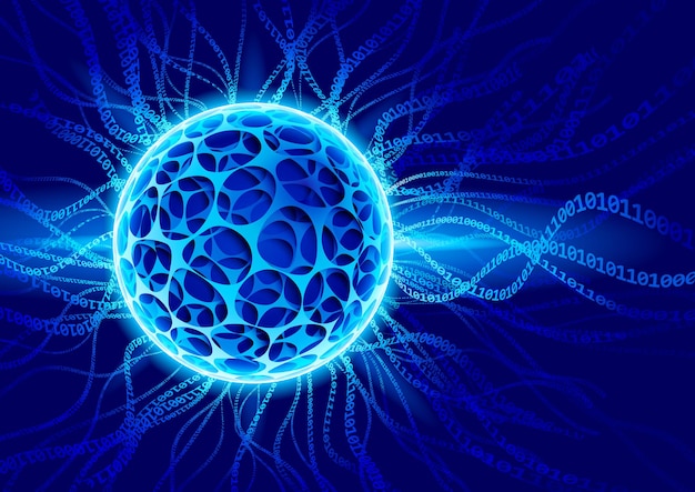 Vector plasma ball with binaries