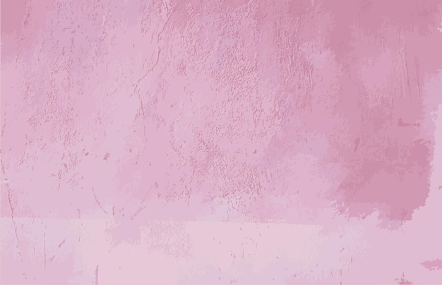 Vector plastered wall covered with pink paint the wall of a city house pink background