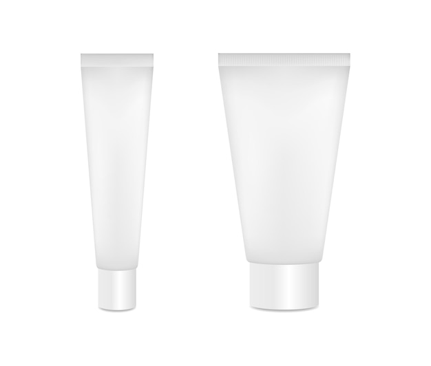 Plastic buismodel voor crème en cosmetica met een dop