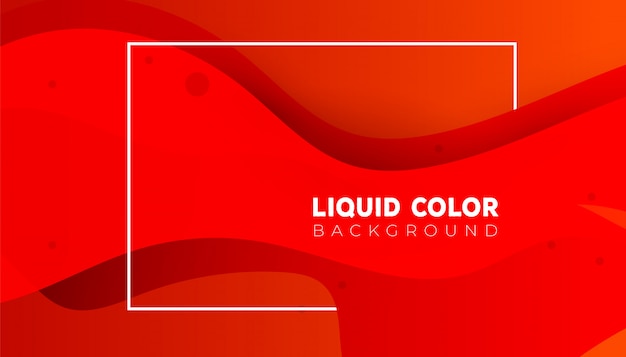 Plastic colorful shapes, liquid gradient waves background