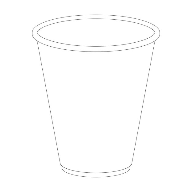 Plastic cup icon vector illustration design