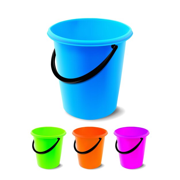Plastic emmer