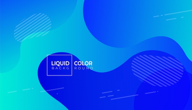 Plastic liquid  waves sale banner template