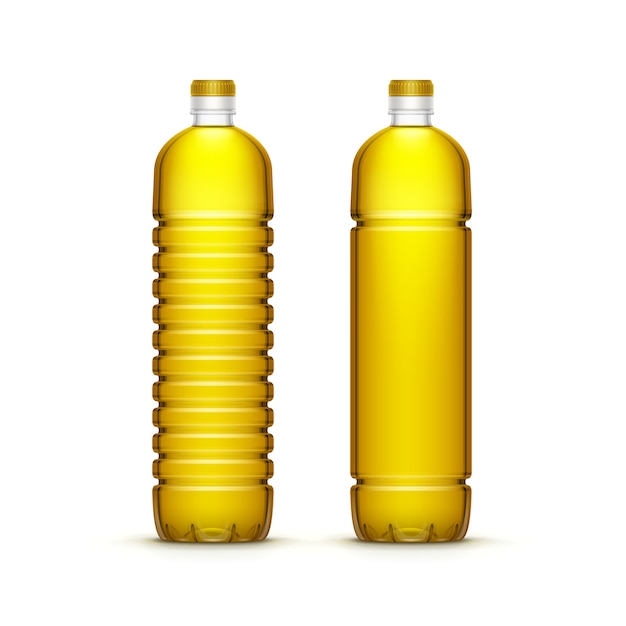  Plastic Sunflower Olive Oil Blank Bottle