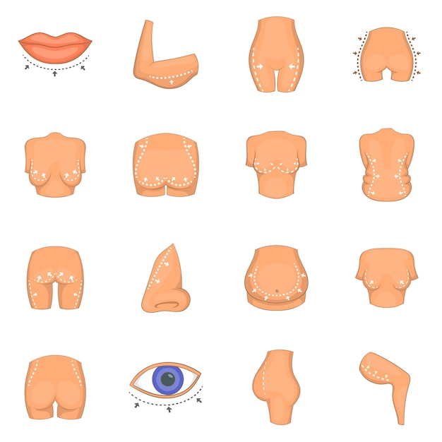 Types Of Women's Breasts. Women's Breast Icon, Breast Icon Vector