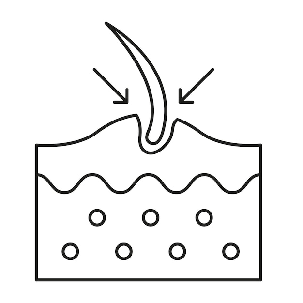 Plastische chirurgie dermatologie en haar- of huidpictogram