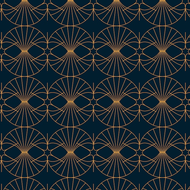 Plat art deco-ontwerp