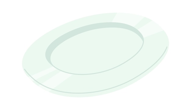 Vector plat plat pictogram servies voor eten