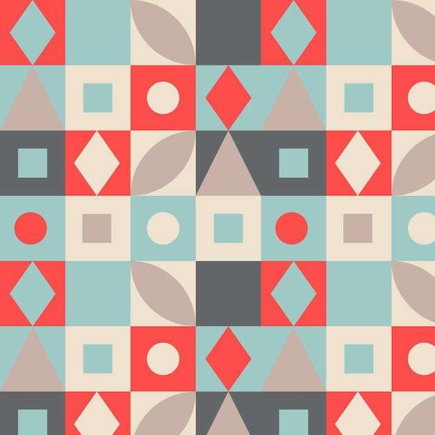 Plat Scandinavisch ontwerppatroon
