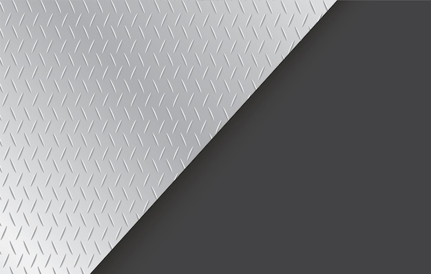 Vector plate metal background