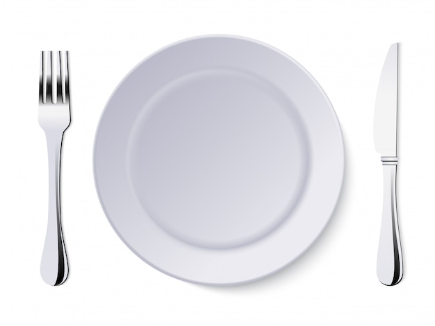  plate  on white background.