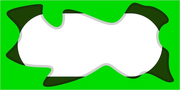 Vector platte abstracte groene achtergrond