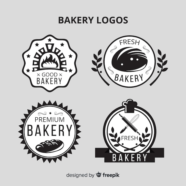 Platte bakkerijlogo's