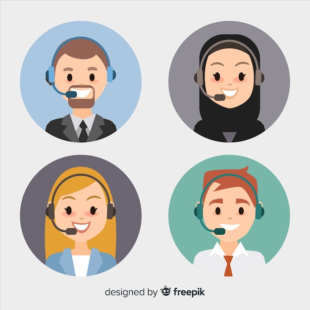 Platte call center avatar set