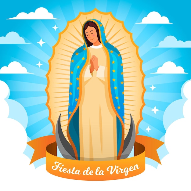 Platte fiesta de la virgen