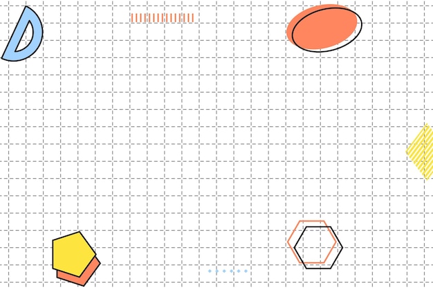 Platte gestippelde raster geometrische memphis achtergrond