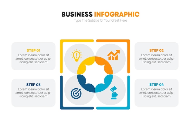 Platte infographic elementen met statistieken collectie