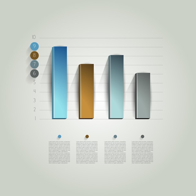 Platte kaart. infographic-element. vector.