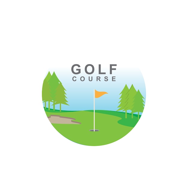 platte logo golfbaan
