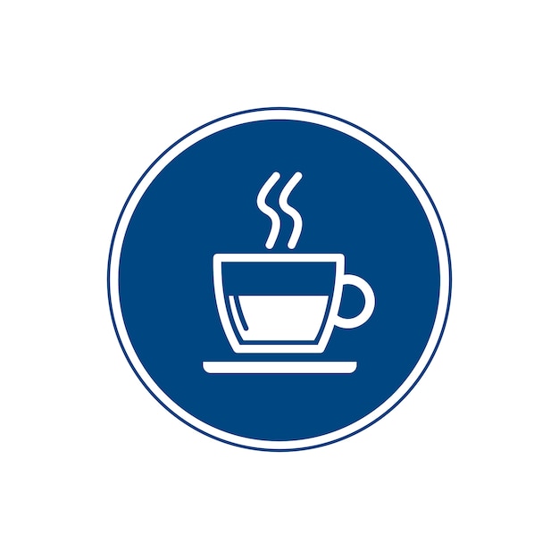 Platte ontwerp café bewegwijzering ontwerp
