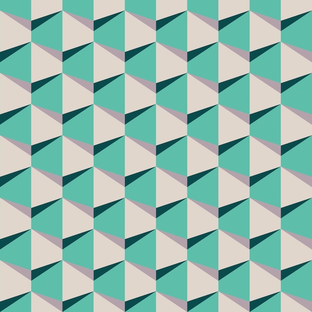 Vector platte ontwerp geometrische abstracte tegels naadloze patroon