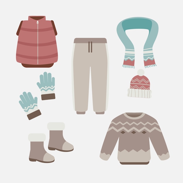 Platte winterkleren en essentials