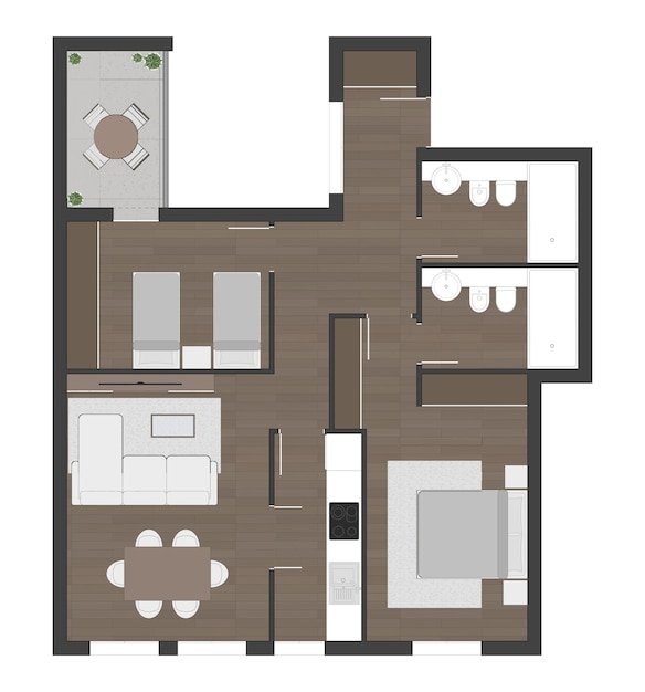 Vector plattegrond