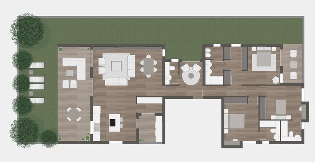 Vector plattegrond