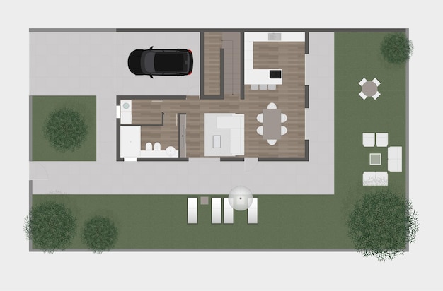 Vector plattegrond