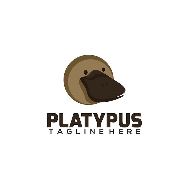 Vettore logo platypus