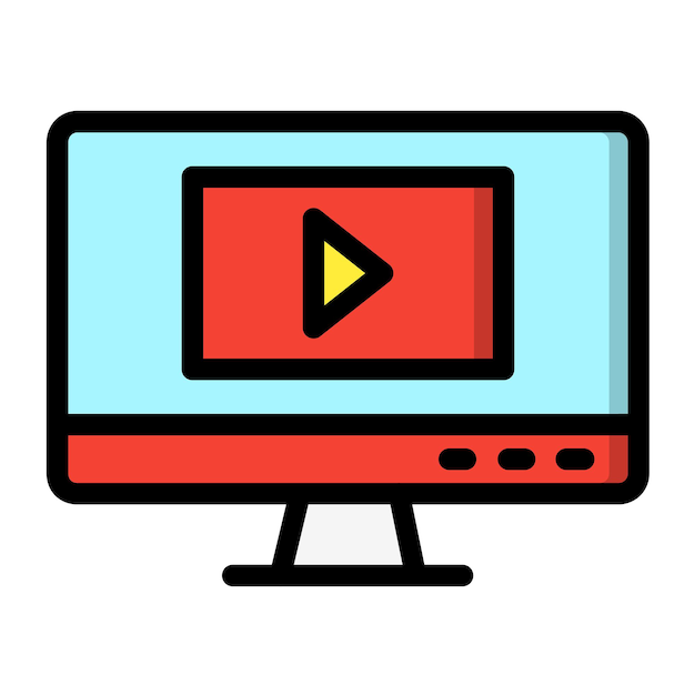 play button vector icon design illustration