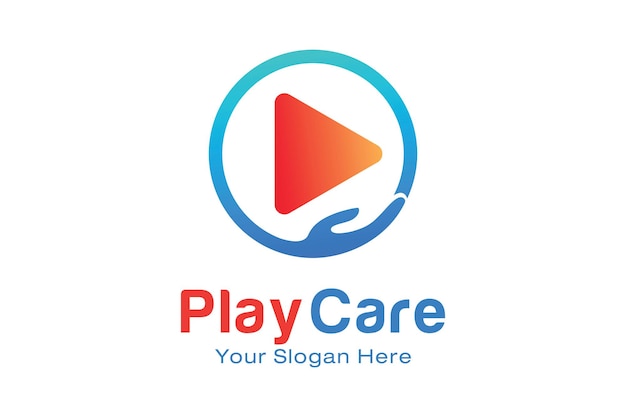 Шаблон дизайна логотипа Play Care